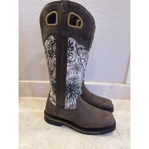 Lacrosse Tallgrass Snake Boots Men's Size 9.5M 17 Inch Gameguard Hunting Western